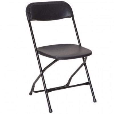 Black Poly Folding Plastic Chair Black Poly Folding Plastic Chair