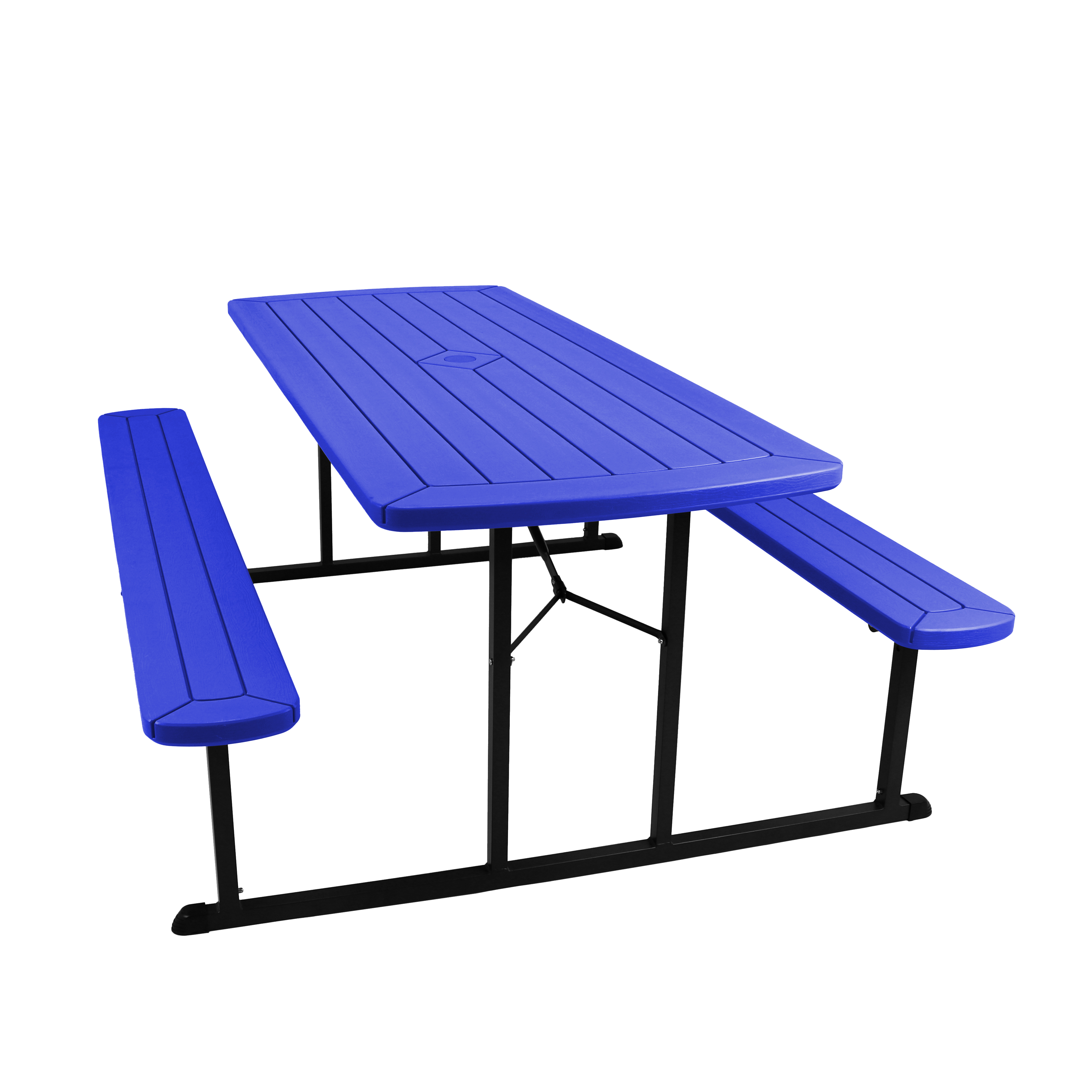 Blue Folding Picnic Table