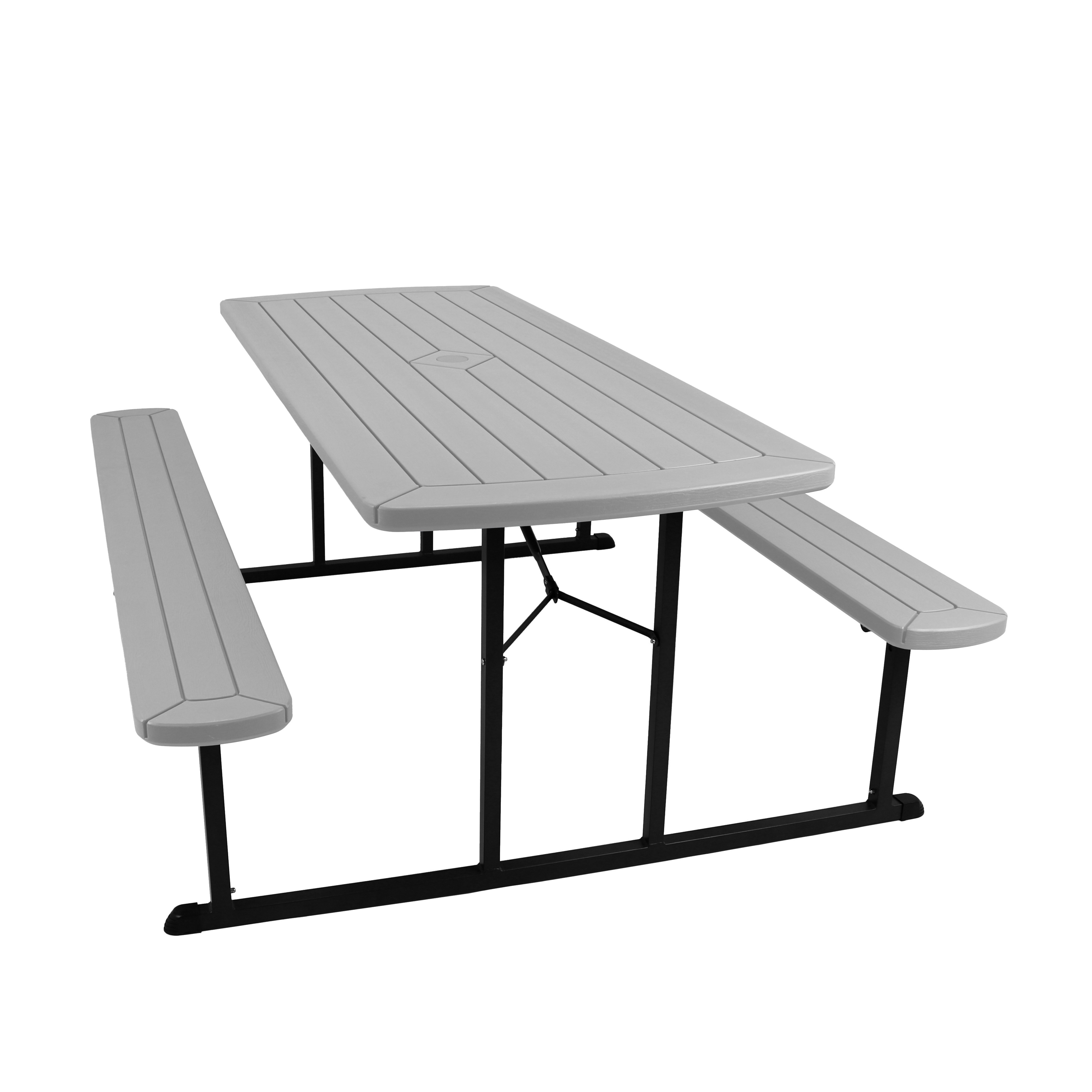 Grey Folding Picnic Table