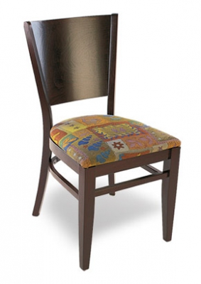 Maryam Chair Available with arms, no arms, upholstered seat and back