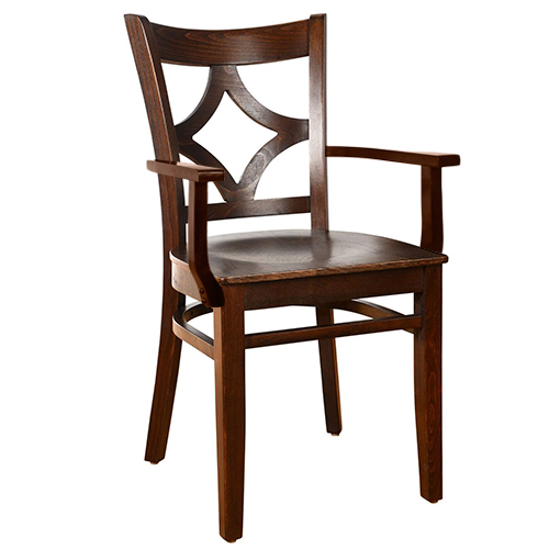 Available with arms, no arms, upholstered seat and back