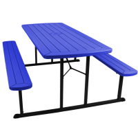 Blue Folding Picnic Table thumbnail