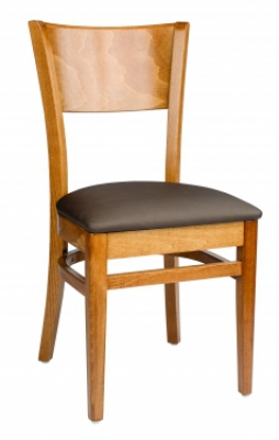 WRdiningchair wood chairs for restaurant seating, commercial wood with upholstered seat or solid wood seat